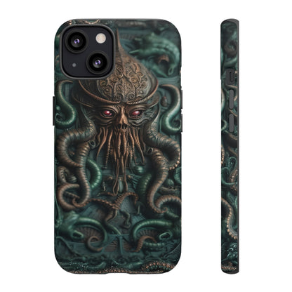 Nameless Dread Tough Phone Case – Lovecraftian Tentacle Horror Design for iPhone, Samsung Galaxy, and Google Pixel Devices