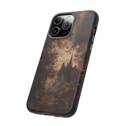 Gothic Castle Phone Case - Spooky Halloween Design for iPhone, Samsung Galaxy, Google Pixel Devices