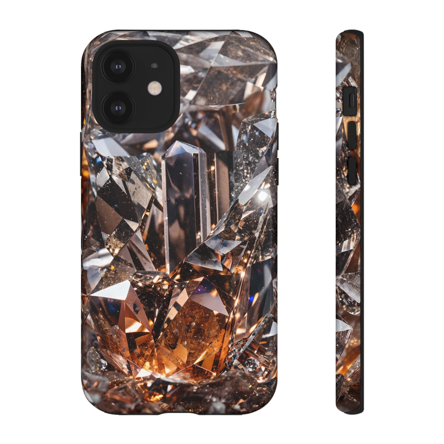 Crystalline Phone Case – Healing Crystal Quartz Design for iPhone, Samsung Galaxy, and Google Pixel Devices