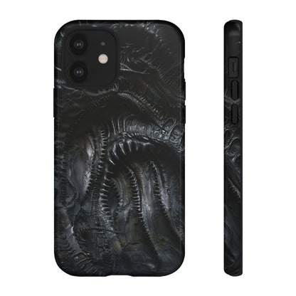 Surreal Biomechanical Phone Case - Gothic Sci-Fi Art for iPhone, Samsung Galaxy, and Google Pixel Devices