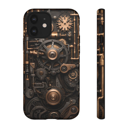 Steampunk Machine Phone Case – Victorian Gears Design for iPhone, Samsung Galaxy, and Google Pixel Devices