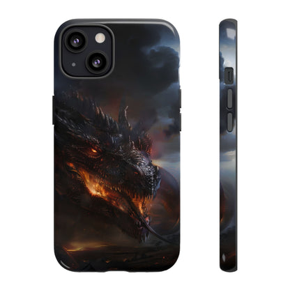 Fiery Dragon Phone Case - Epic Fantasy Art for iPhone, Samsung Galaxy, and Google Pixel Devices