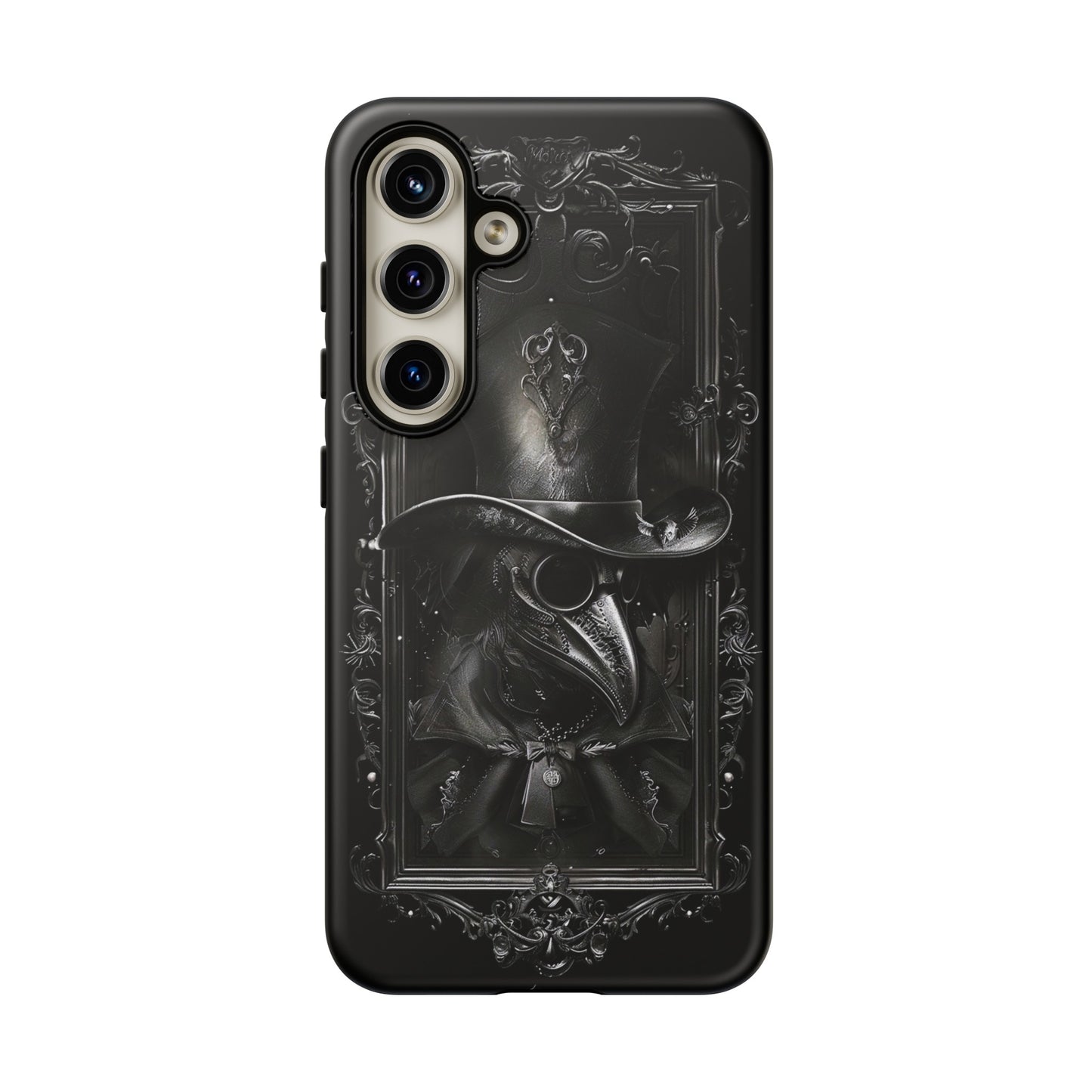 Gothic Plague Doctor Phone Case - Mysterious and Dark Design for iPhone, Samsung Galaxy, and Google Pixel Devices