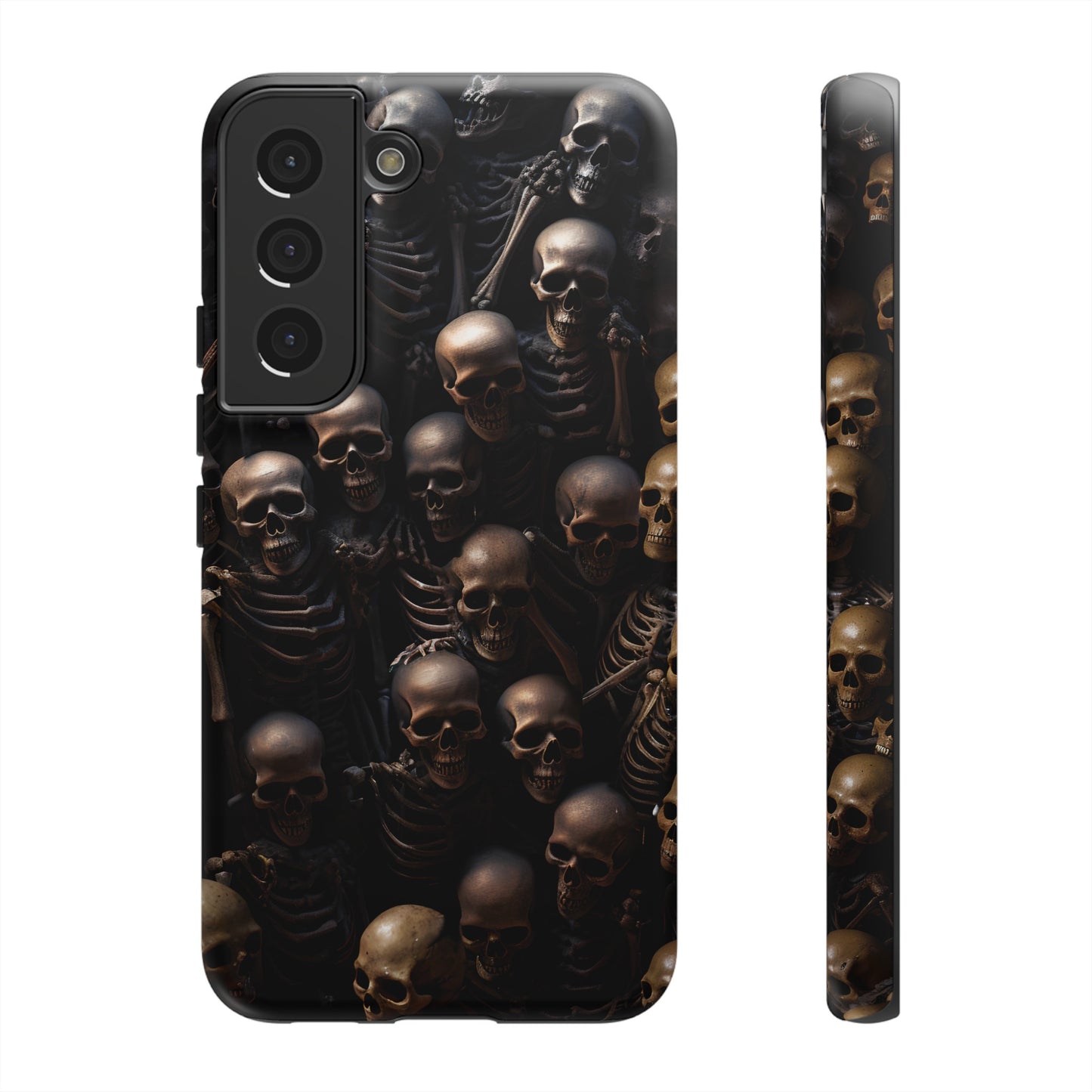 Skeletal Grave Phone Case – Halloween Horror Skeleton Design for iPhone, Samsung Galaxy, and Google Pixel Devices