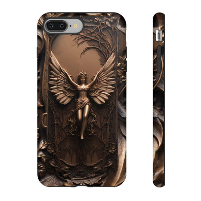 The Bronze Fairy Phone Case – Fantasy Faery Design for iPhone, Samsung Galaxy, and Google Pixel Devices