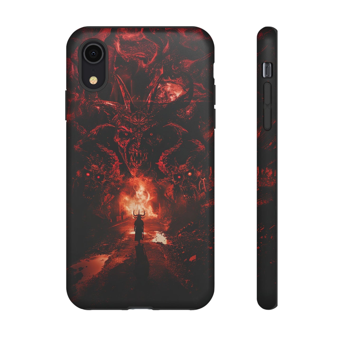 The Road to Hell Phone Case – Gothic Demon and Devil Design for iPhone, Samsung Galaxy, and Google Pixel Devices