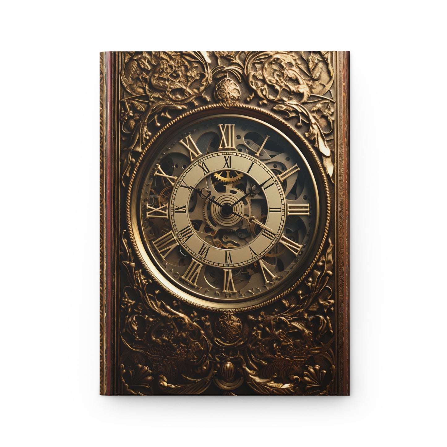 Book of Time Hardcover Notebook – Steampunk Clock Design Journal for Writing and Sketching