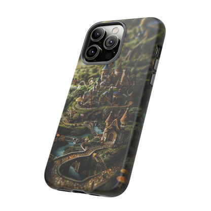 Fairy Kingdom Phone Case - Enchanted Castle Artwork for iPhone, Samsung Galaxy, and Google Pixel Devices