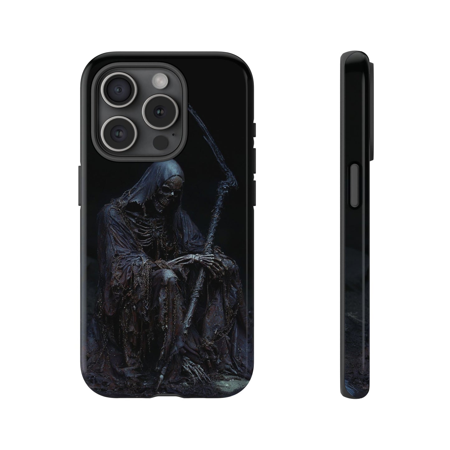 Dark Reaper Phone Case - Gothic Grim Reaper Art for iPhone, Samsung Galaxy, and Google Pixel Devices