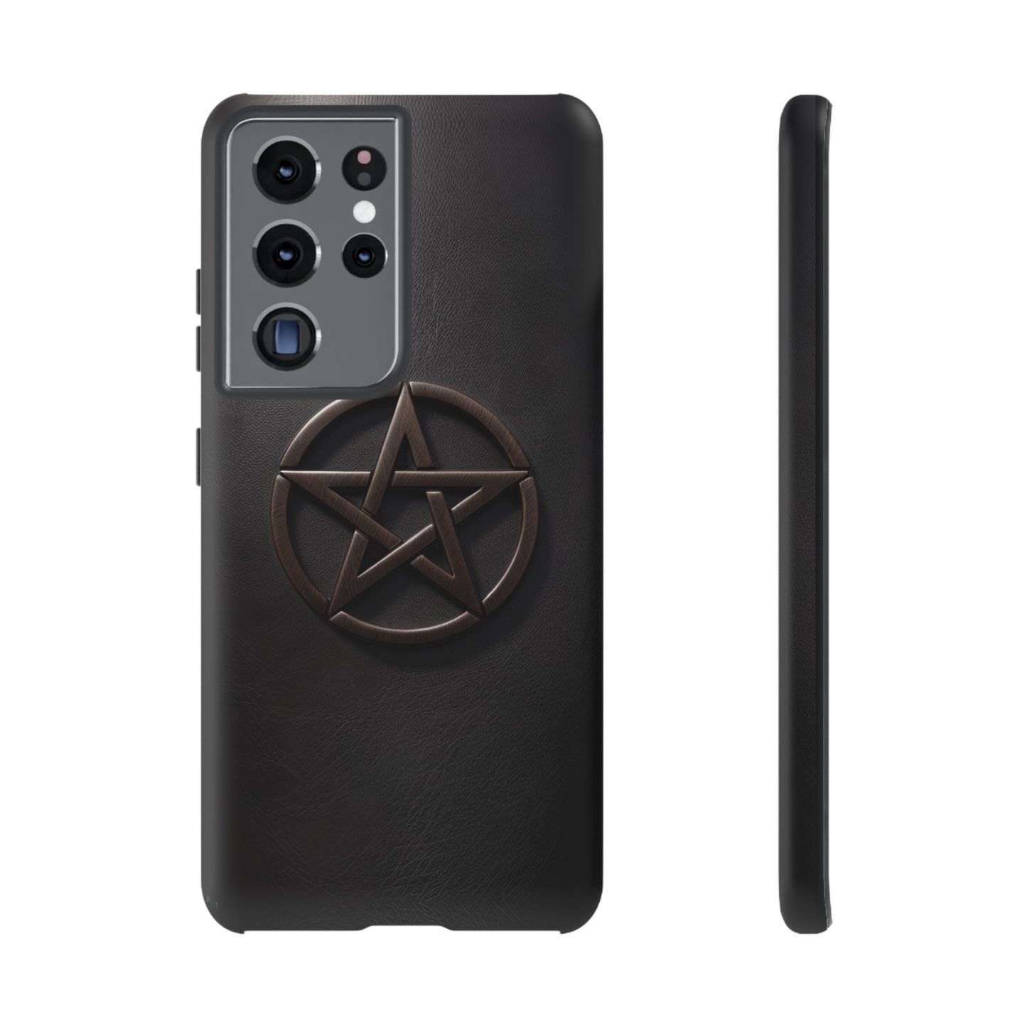 Simple Pentacle Tough Phone Case – Witchcraft Pentagram Design for iPhone, Samsung Galaxy, and Google Pixel Devices