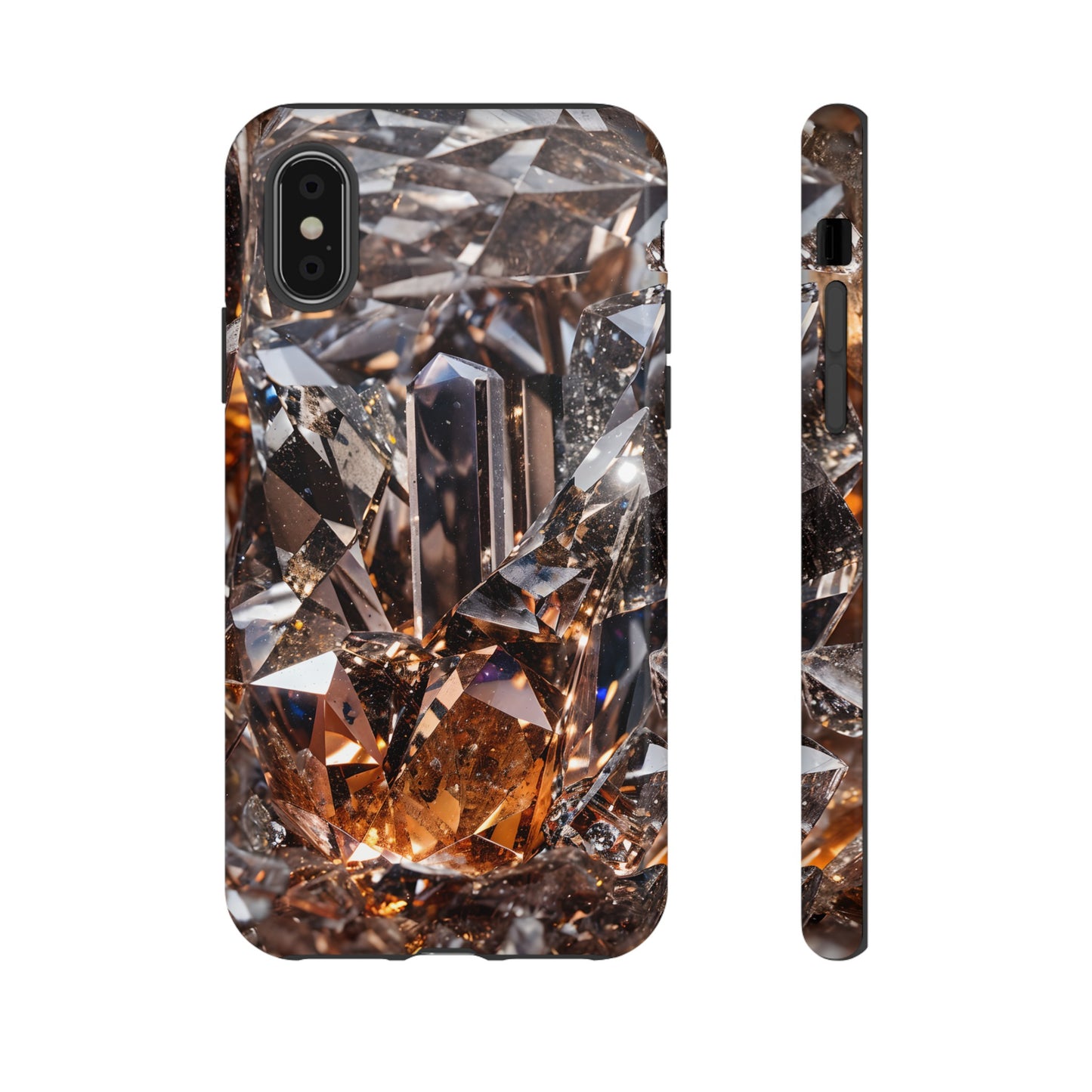 Crystalline Phone Case – Healing Crystal Quartz Design for iPhone, Samsung Galaxy, and Google Pixel Devices