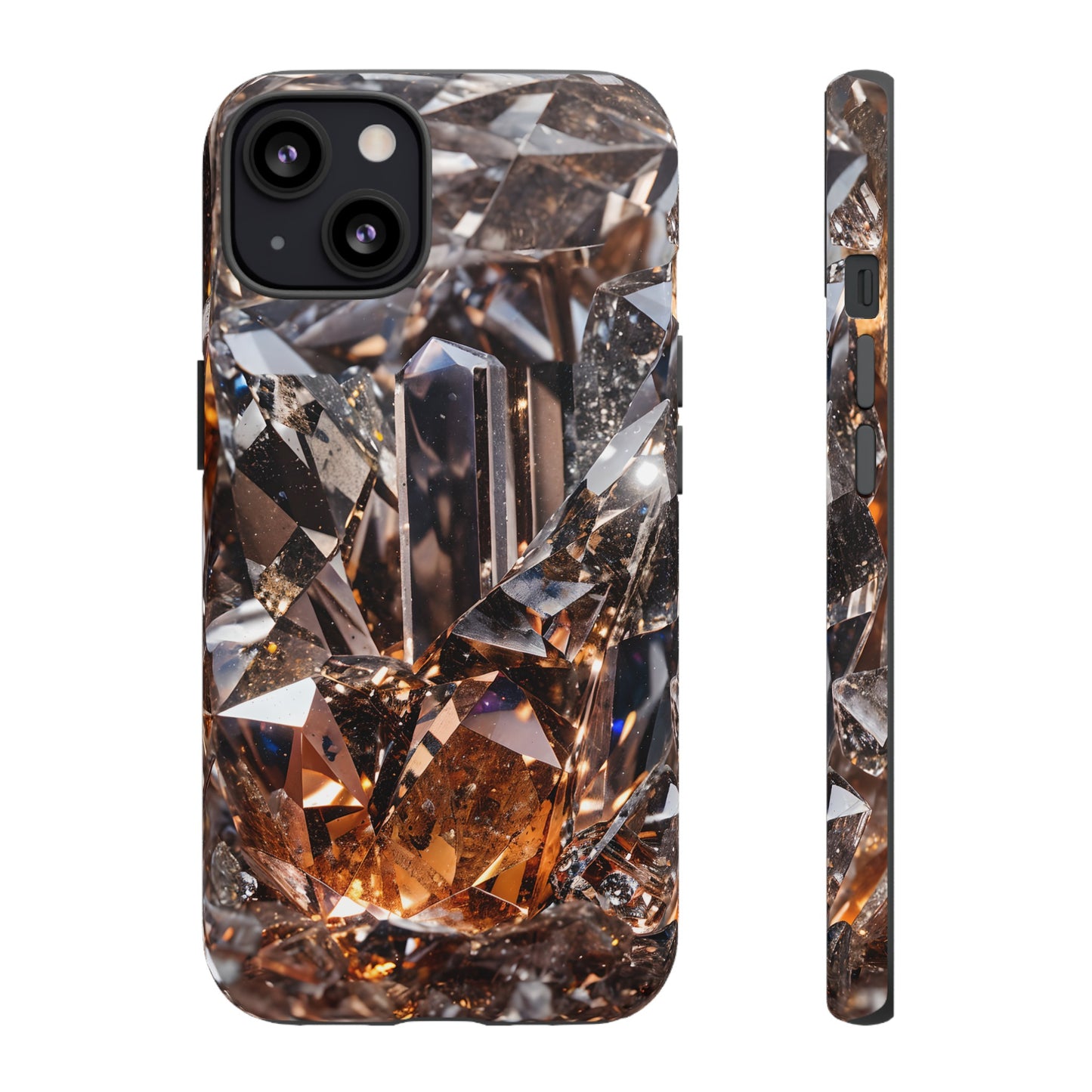 Crystalline Phone Case – Healing Crystal Quartz Design for iPhone, Samsung Galaxy, and Google Pixel Devices