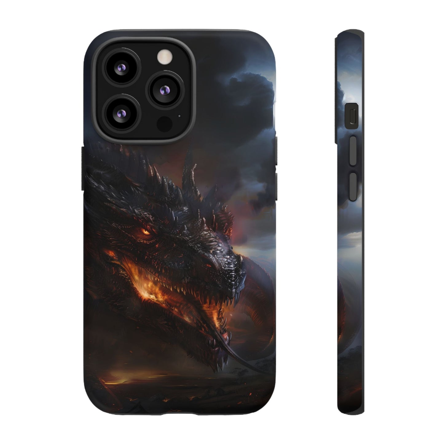 Fiery Dragon Phone Case - Epic Fantasy Art for iPhone, Samsung Galaxy, and Google Pixel Devices