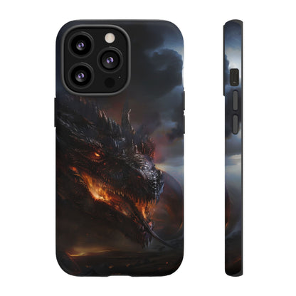 Fiery Dragon Phone Case - Epic Fantasy Art for iPhone, Samsung Galaxy, and Google Pixel Devices