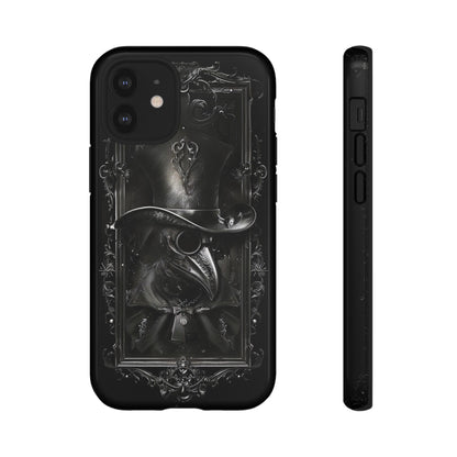 Gothic Plague Doctor Phone Case - Mysterious and Dark Design for iPhone, Samsung Galaxy, and Google Pixel Devices