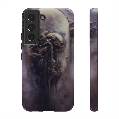 Dark Android Dream Phone Case – Futuristic Alien Horror Design for iPhone, Samsung Galaxy, and Google Pixel Devices