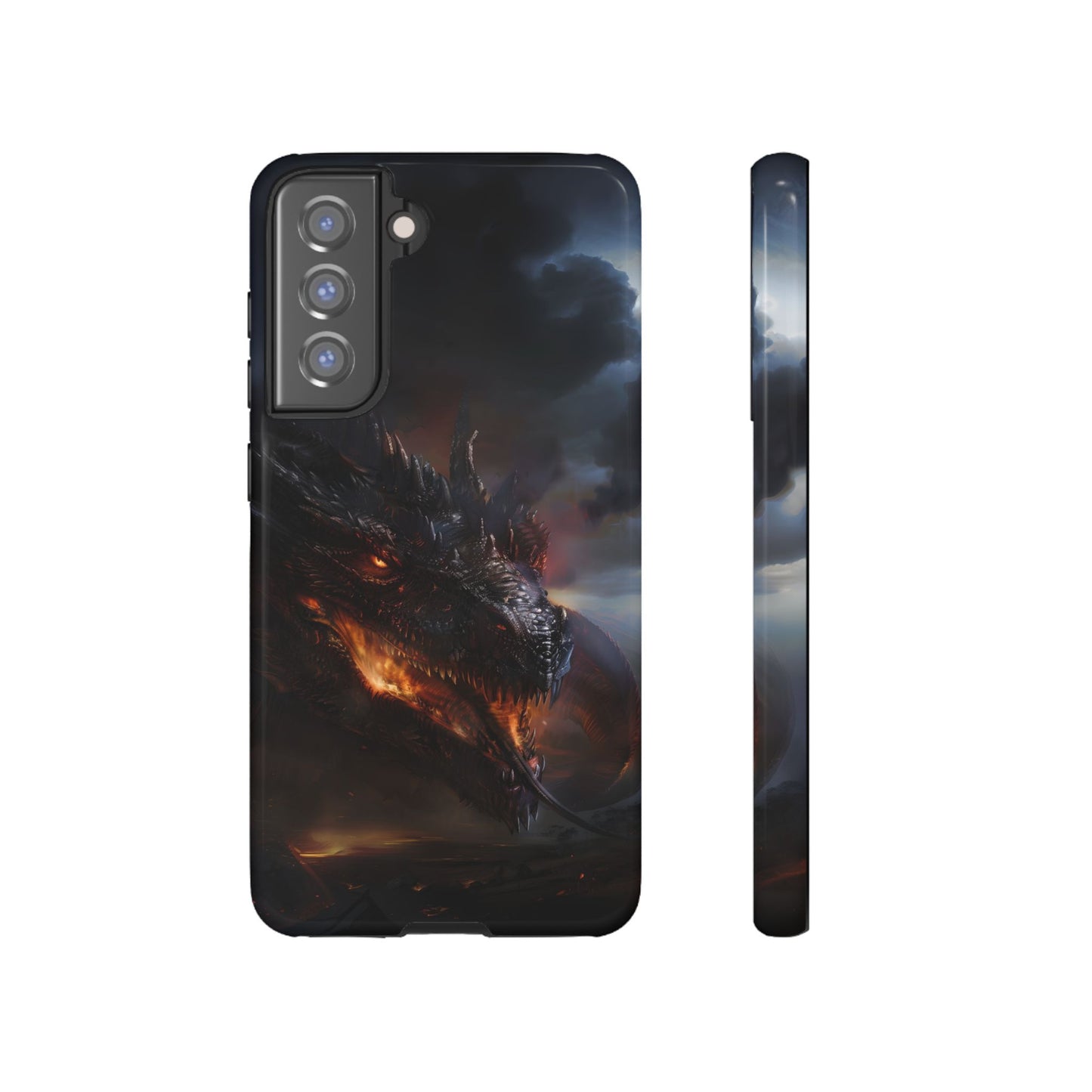 Fiery Dragon Phone Case - Epic Fantasy Art for iPhone, Samsung Galaxy, and Google Pixel Devices