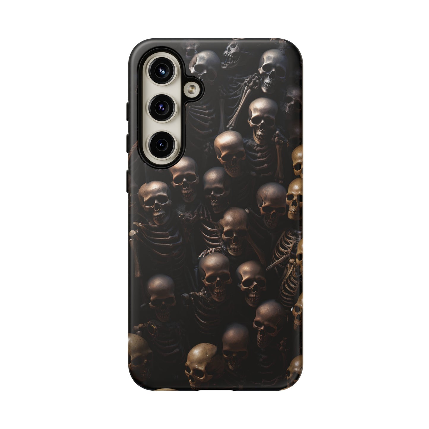 Skeletal Grave Phone Case – Halloween Horror Skeleton Design for iPhone, Samsung Galaxy, and Google Pixel Devices