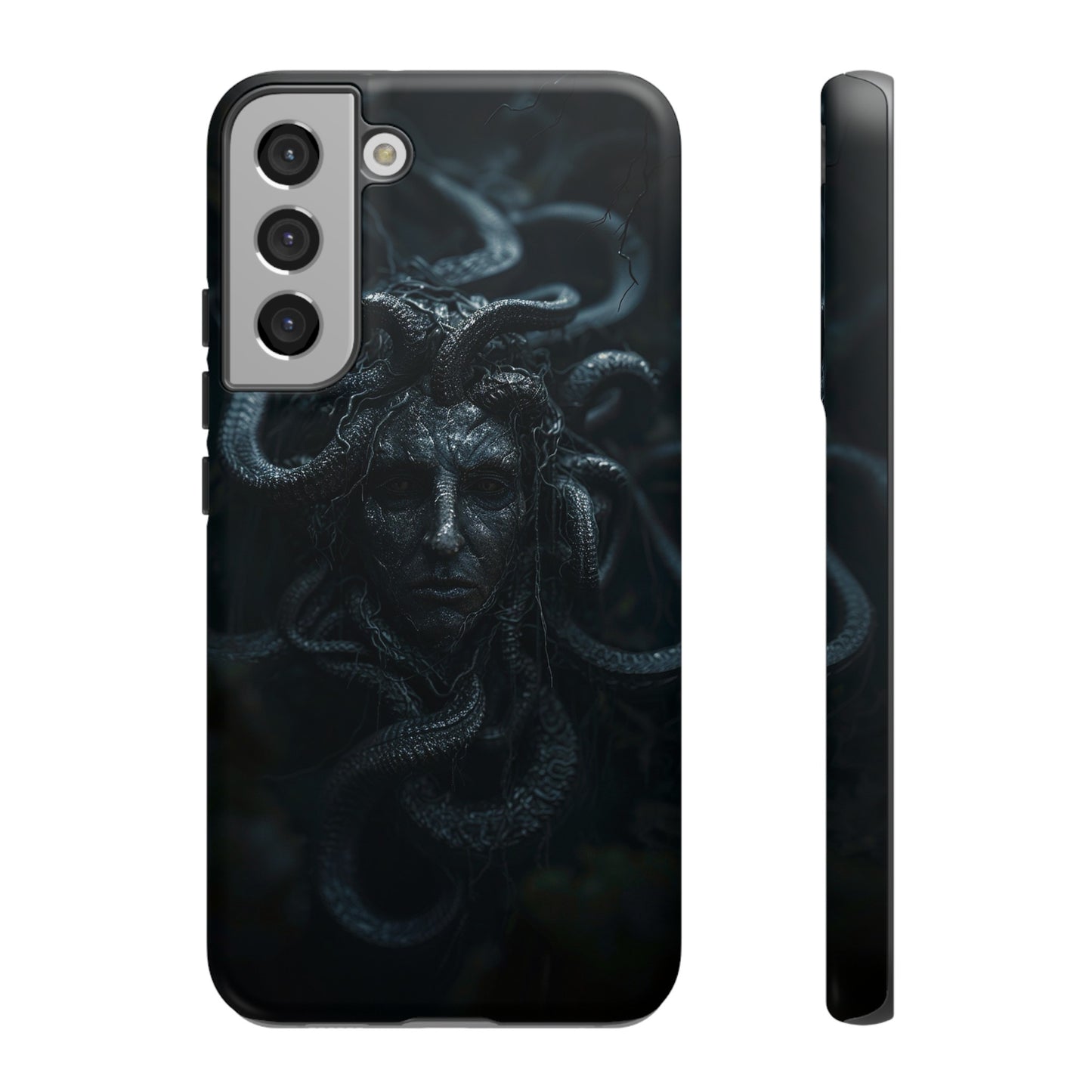 Medusa's Gaze Phone Case - Dark Mythological Design for iPhone and Samsung Galaxy Devices