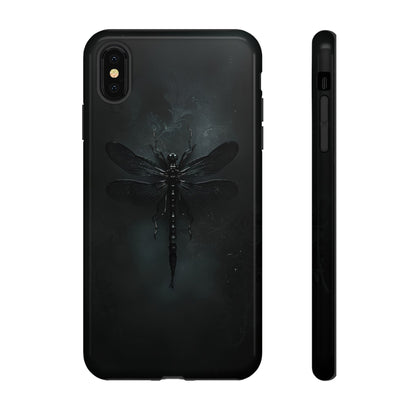 Gothic Dragonfly Phone Case – Dark Elegance Design for iPhone, Samsung Galaxy, and Google Pixel Devices