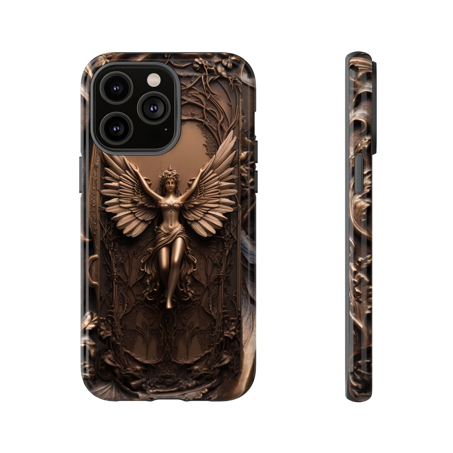 The Bronze Fairy Phone Case – Fantasy Faery Design for iPhone, Samsung Galaxy, and Google Pixel Devices