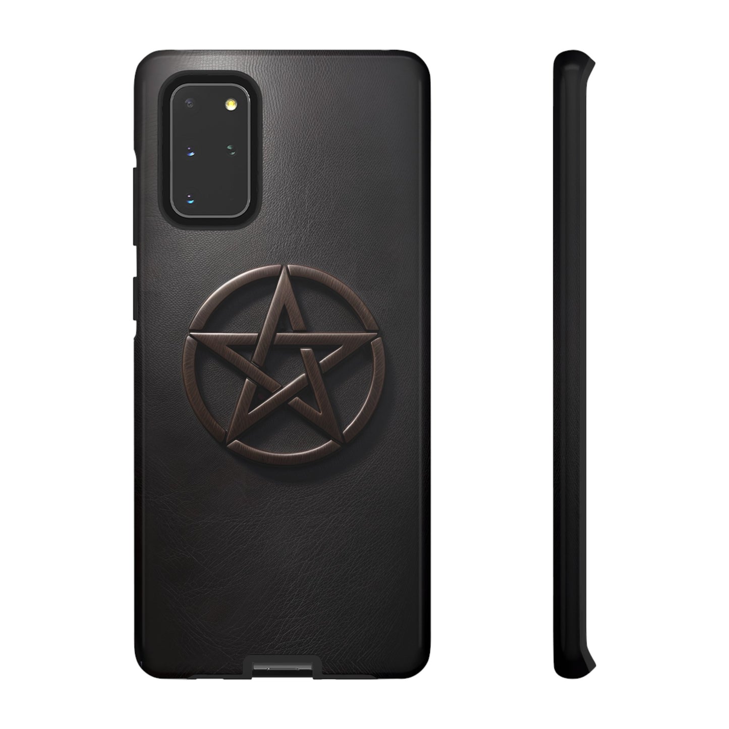 Simple Pentacle Tough Phone Case – Witchcraft Pentagram Design for iPhone, Samsung Galaxy, and Google Pixel Devices