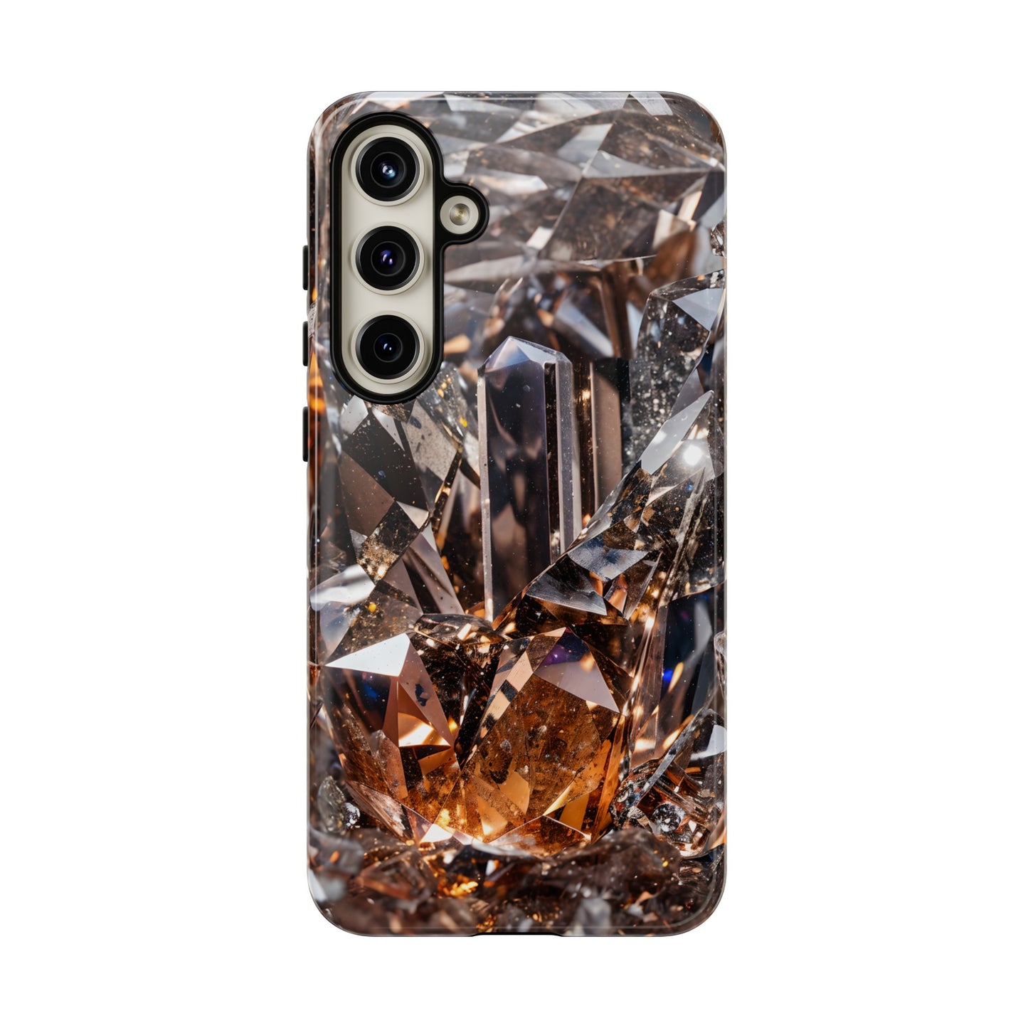 Crystalline Phone Case – Healing Crystal Quartz Design for iPhone, Samsung Galaxy, and Google Pixel Devices