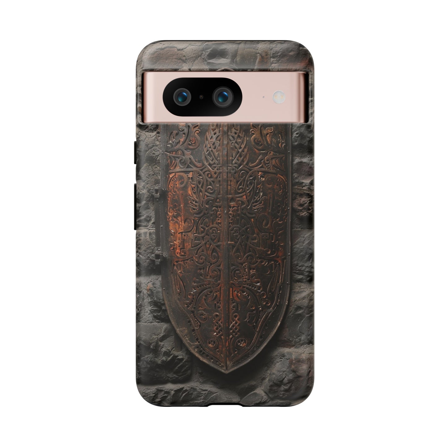 Medieval Shield Phone Case - Ornate Ancient Armor Design for iPhone and Samsung Galaxy Devices