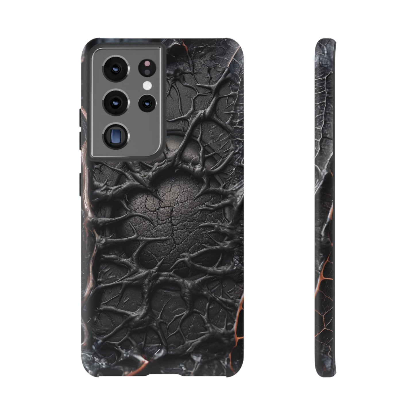 Black Veins Tough Phone Case – Lovecraftian Horror Design for iPhone, Samsung Galaxy, and Google Pixel Devices