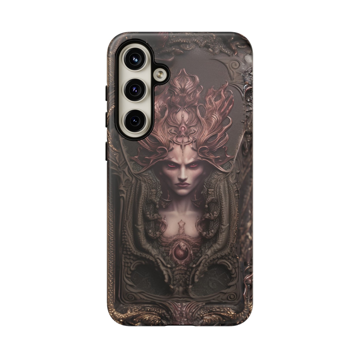 Dark Lilith Phone Case – Horned Hell Horror Design for iPhone, Samsung Galaxy, and Google Pixel Devices