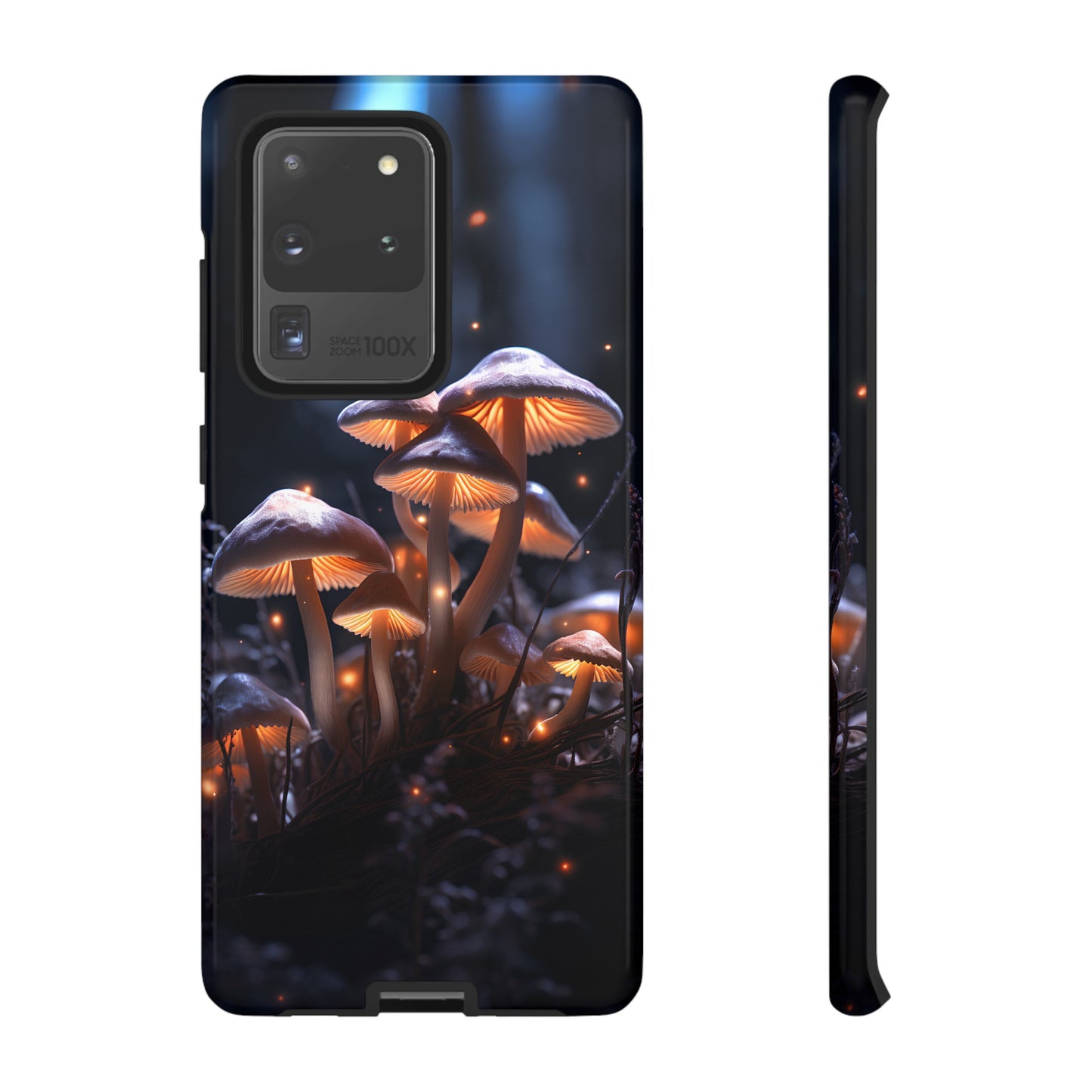 Glowing Mushrooms at Night Phone Case – Enchanting Fantasy Forest Design for iPhone, Samsung Galaxy, and Google Pixel Devices