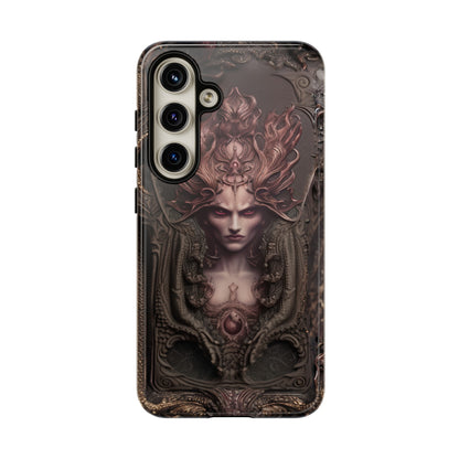 Dark Lilith Phone Case – Horned Hell Horror Design for iPhone, Samsung Galaxy, and Google Pixel Devices