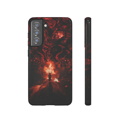 The Road to Hell Phone Case – Gothic Demon and Devil Design for iPhone, Samsung Galaxy, and Google Pixel Devices