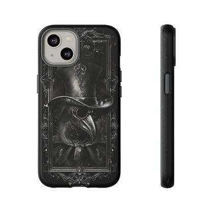 Gothic Plague Doctor Phone Case - Mysterious and Dark Design for iPhone, Samsung Galaxy, and Google Pixel Devices