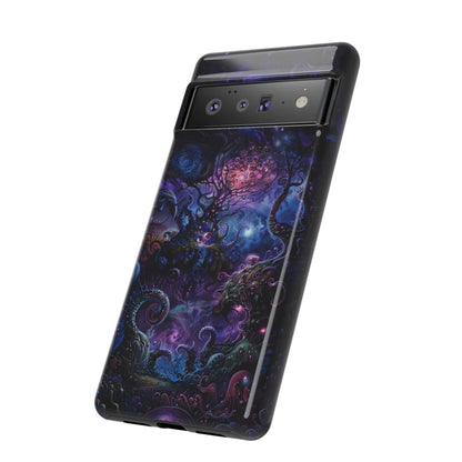 Trippy Psychedelic Alien Landscape Phone Case - Vibrant Abstract Design for iPhone, Samsung Galaxy and Google Pixel Devices