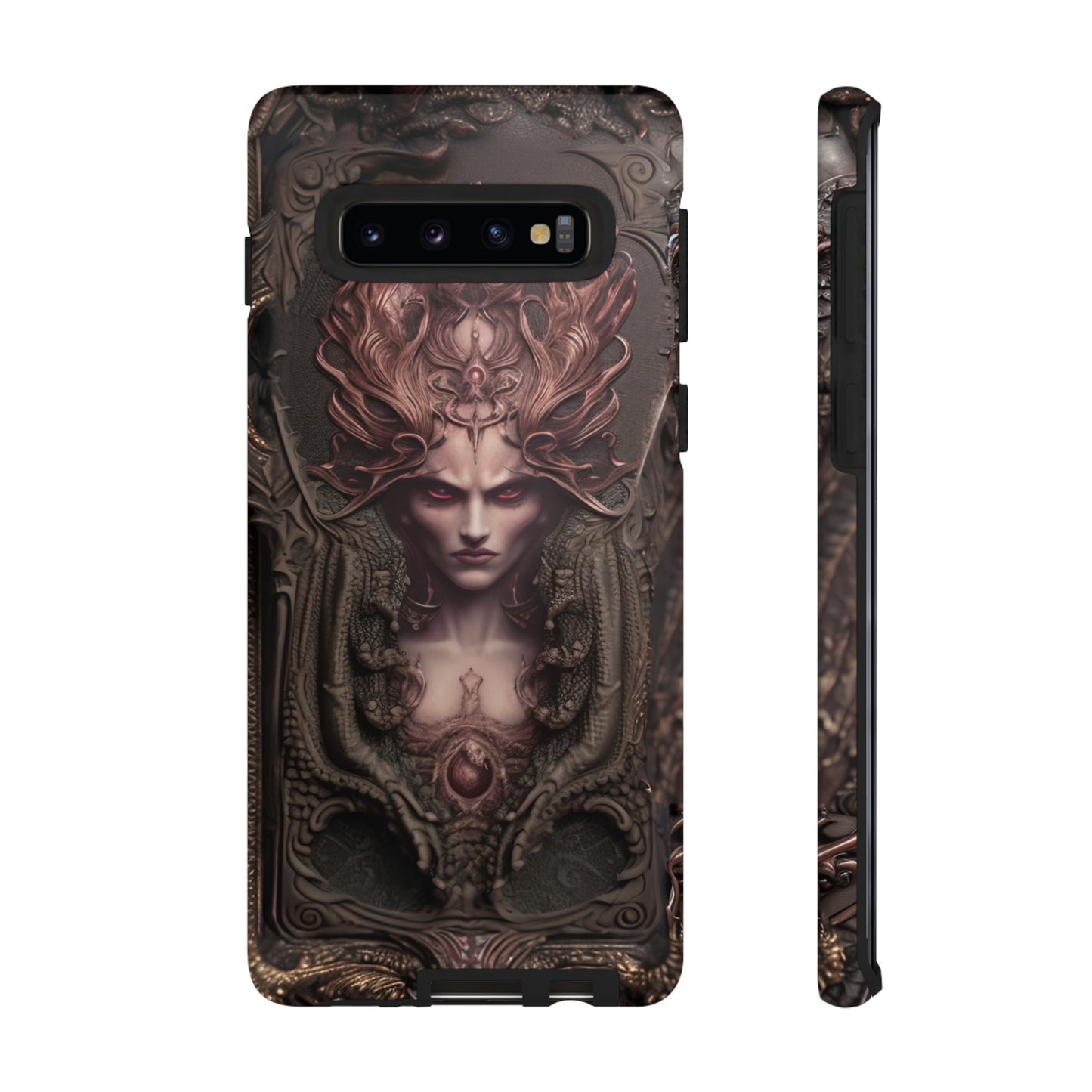 Dark Lilith Phone Case – Horned Hell Horror Design for iPhone, Samsung Galaxy, and Google Pixel Devices