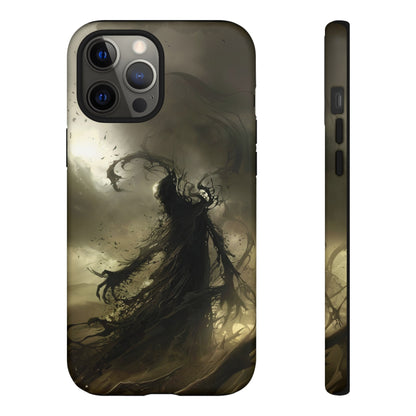 Dark Spirit Phone Case – Grim Reaper Haunting Design for iPhone, Samsung Galaxy, and Google Pixel Devices