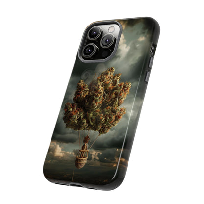 Cannabis Balloon Adventure Phone Case - For iPhone, Samsung Galaxy, and Google Pixel Devices