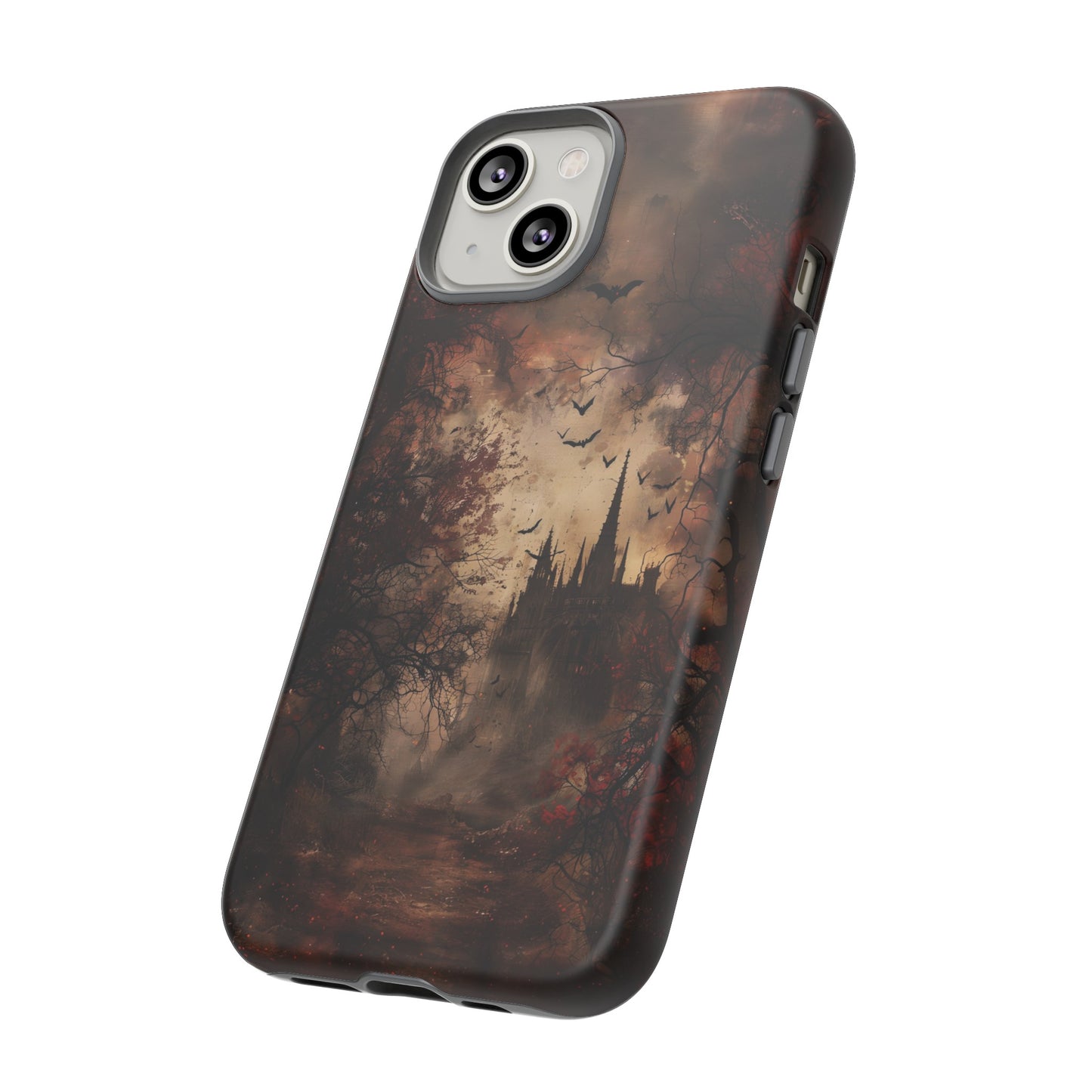 Gothic Castle Phone Case - Spooky Halloween Design for iPhone, Samsung Galaxy, Google Pixel Devices