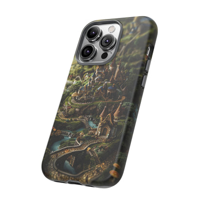 Fairy Kingdom Phone Case - Enchanted Castle Artwork for iPhone, Samsung Galaxy, and Google Pixel Devices