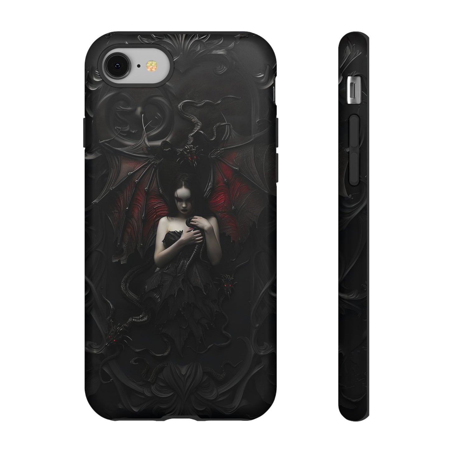 Succubus Phone Case - Dark Fantasy Gothic Design for iPhone, Samsung Galaxy, and Google Pixel Devices