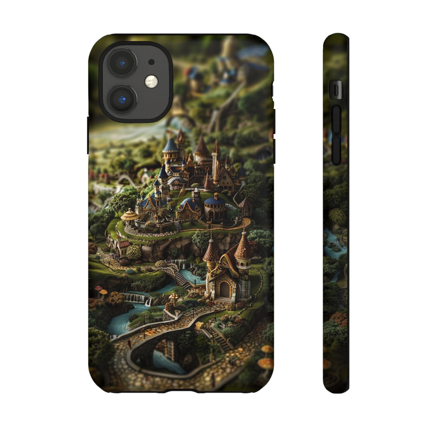 Fairy Kingdom Phone Case - Enchanted Castle Artwork for iPhone, Samsung Galaxy, and Google Pixel Devices