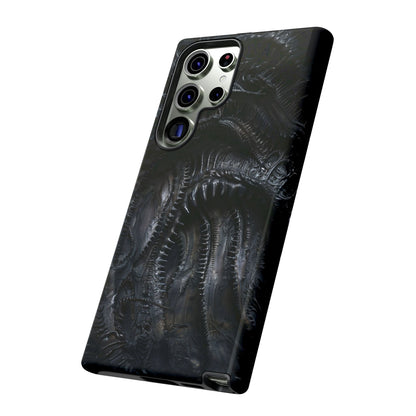 Surreal Biomechanical Phone Case - Gothic Sci-Fi Art for iPhone, Samsung Galaxy, and Google Pixel Devices