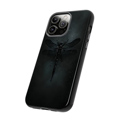 Gothic Dragonfly Phone Case – Dark Elegance Design for iPhone, Samsung Galaxy, and Google Pixel Devices