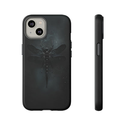 Gothic Dragonfly Phone Case – Dark Elegance Design for iPhone, Samsung Galaxy, and Google Pixel Devices