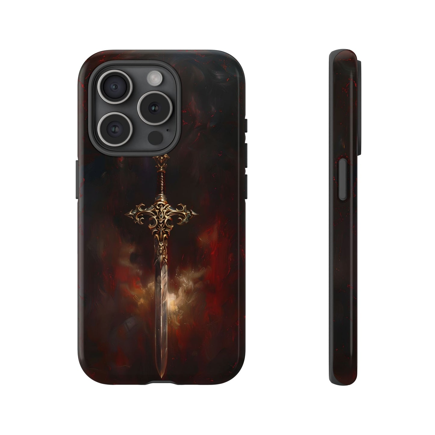 Epic Sword of Legends Phone Case - Dark Fantasy Art for iPhone, Samsung Galaxy, and Google Pixel Devices