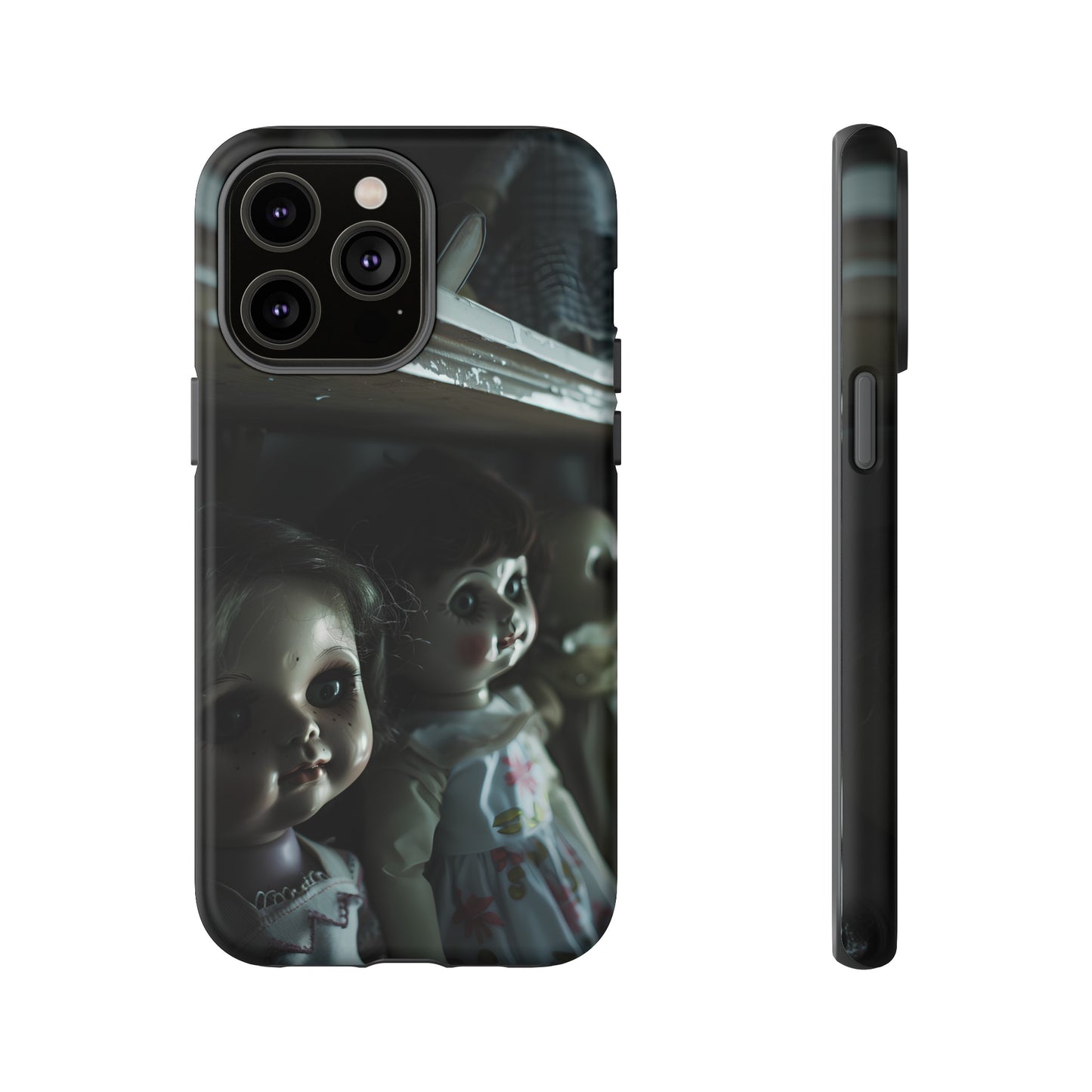 Creepy Dolls Phone Case – Eerie Vintage Doll Design for iPhone, Samsung Galaxy, and Google Pixel Devices