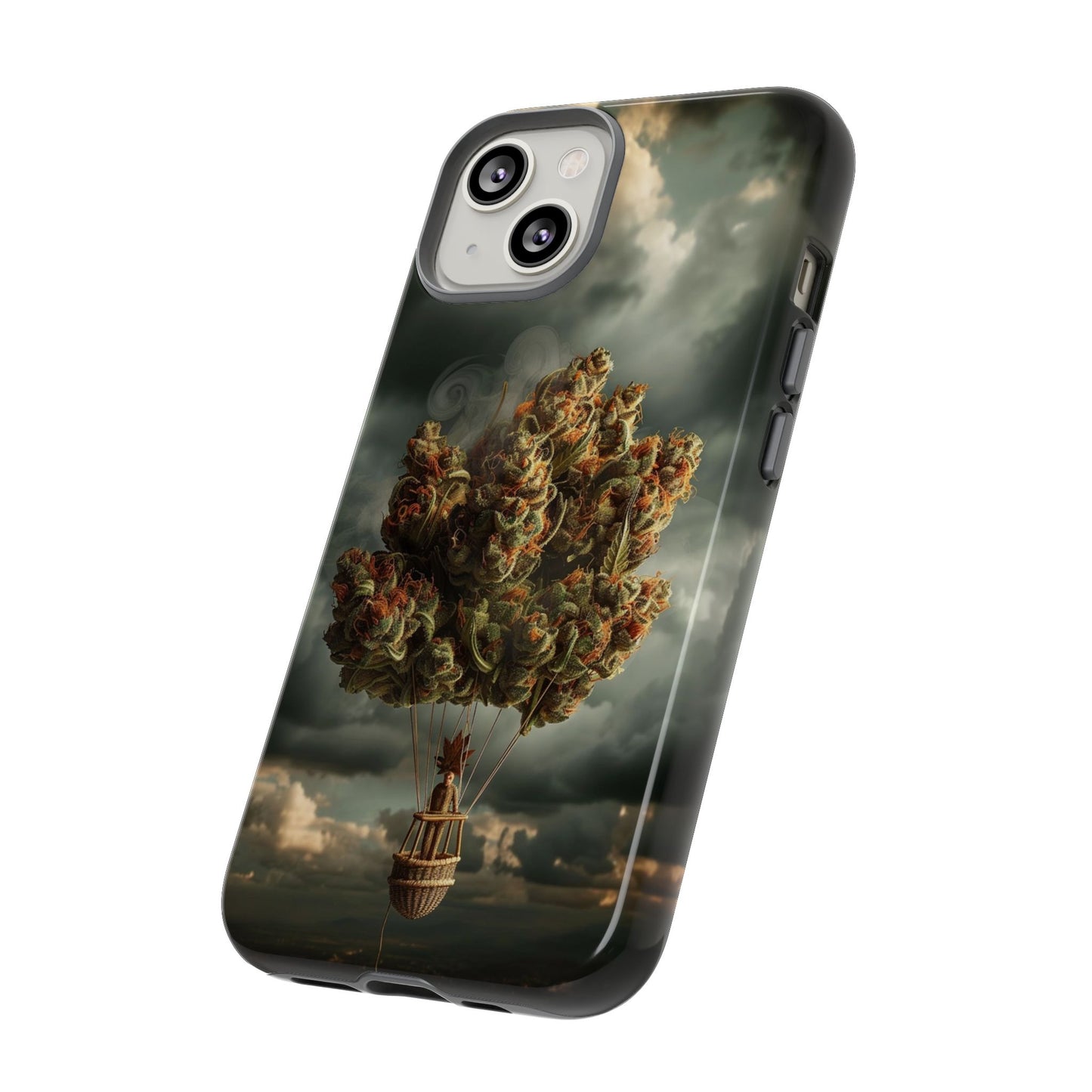 Cannabis Balloon Adventure Phone Case - For iPhone, Samsung Galaxy, and Google Pixel Devices