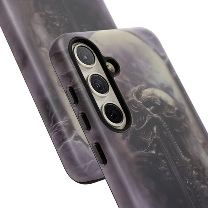 Dark Android Dream Phone Case – Futuristic Alien Horror Design for iPhone, Samsung Galaxy, and Google Pixel Devices