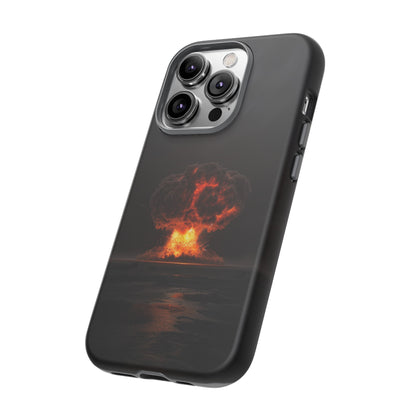 Atomic Explosion Phone Case - Dramatic Mushroom Cloud Design for iPhone and Samsung Galaxy Devices